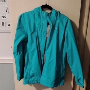 Columbia Bright Teal Girl's Raincoat